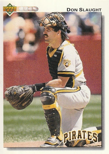 #540 Don Slaught - Pittsburgh Pirates - 1992 Upper Deck Baseball