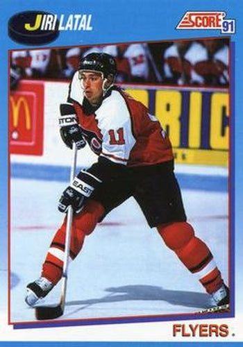 #540 Jiri Latal - Philadelphia Flyers - 1991-92 Score Canadian Bilingual Hockey