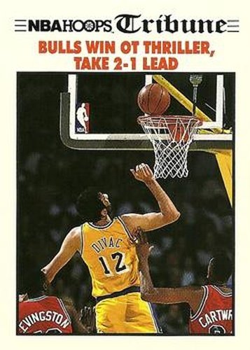 #540 Bulls Win OT Thriller Take 2-1 Lead - Chicago Bulls / Los Angeles Lakers - 1991-92 Hoops Basketball