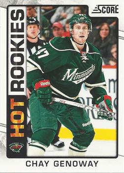 #540 Chay Genoway - Minnesota Wild - 2012-13 Score Hockey