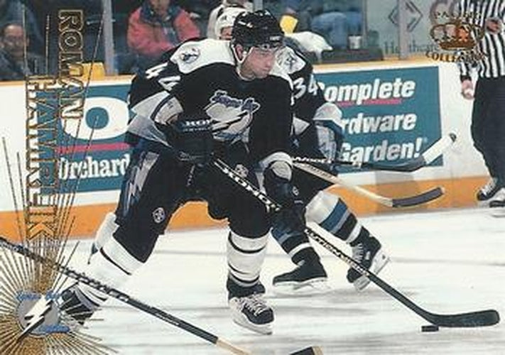 #100 Roman Hamrlik - Tampa Bay Lightning - 1997-98 Pacific Crown Hockey