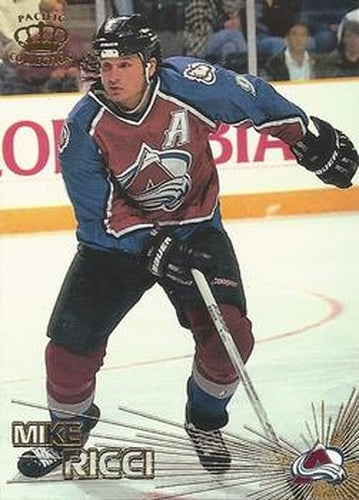 #109 Mike Ricci - Colorado Avalanche - 1997-98 Pacific Crown Hockey