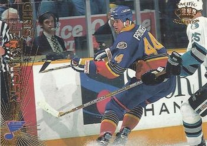 #124 Chris Pronger - St. Louis Blues - 1997-98 Pacific Crown Hockey