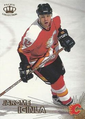 #12 Jarome Iginla - Calgary Flames - 1997-98 Pacific Crown Hockey