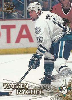 #130 Warren Rychel - Anaheim Mighty Ducks - 1997-98 Pacific Crown Hockey