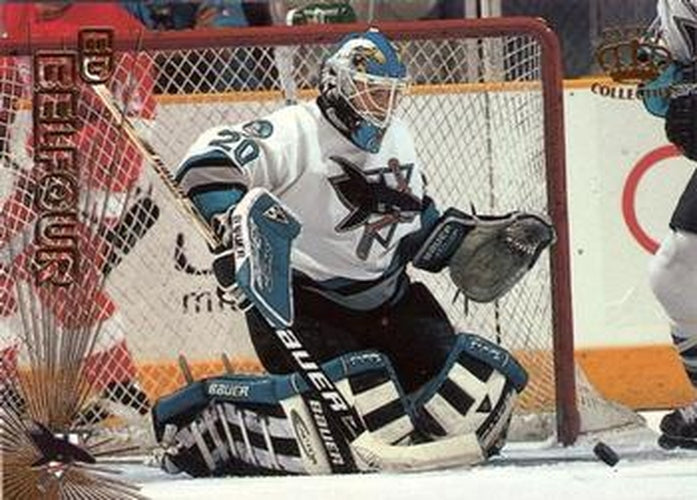 #20 Ed Belfour - San Jose Sharks - 1997-98 Pacific Crown Hockey
