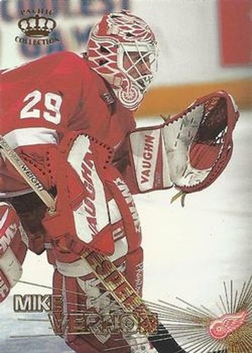#24 Mike Vernon - Detroit Red Wings - 1997-98 Pacific Crown Hockey
