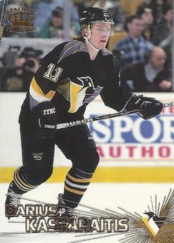 #61 Darius Kasparaitis - Pittsburgh Penguins - 1997-98 Pacific Crown Hockey