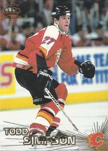 #73 Todd Simpson - Calgary Flames - 1997-98 Pacific Crown Hockey
