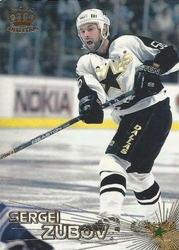 #76 Sergei Zubov - Dallas Stars - 1997-98 Pacific Crown Hockey