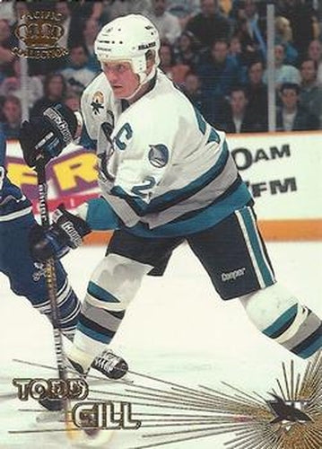 #98 Todd Gill - San Jose Sharks - 1997-98 Pacific Crown Hockey