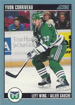 #541 Yvon Corriveau - Hartford Whalers - 1992-93 Score Canadian Hockey