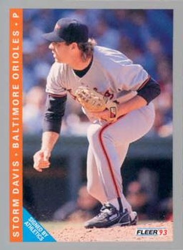 #541 Storm Davis - Oakland Athletics - 1993 Fleer Baseball
