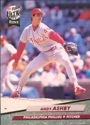 #541 Andy Ashby - Philadelphia Phillies - 1992 Ultra Baseball