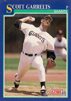 #541 Scott Garrelts - San Francisco Giants - 1991 Score Baseball