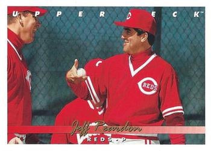 #541 Jeff Reardon - Cincinnati Reds - 1993 Upper Deck Baseball