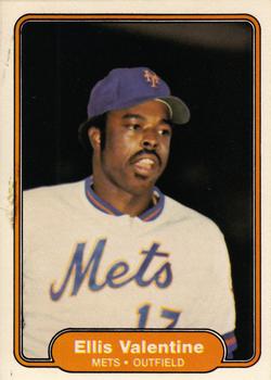 #541 Ellis Valentine - New York Mets - 1982 Fleer Baseball