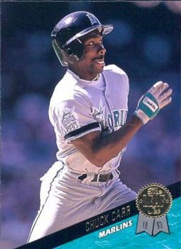 #541 Chuck Carr - Florida Marlins - 1993 Leaf Baseball