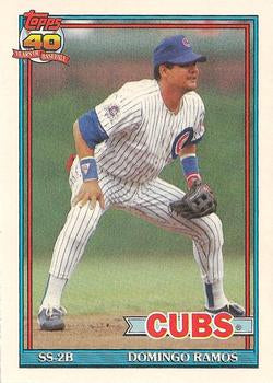 #541 Domingo Ramos - Chicago Cubs - 1991 Topps Baseball