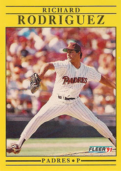 #541 Rich Rodriguez - San Diego Padres - 1991 Fleer Baseball