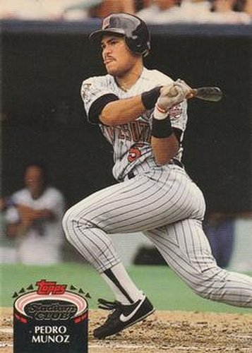 #541 Pedro Munoz - Minnesota Twins - 1992 Stadium Club Baseball