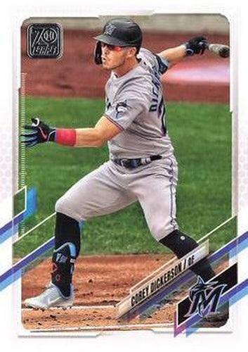 #541 Corey Dickerson - Miami Marlins - 2021 Topps Baseball