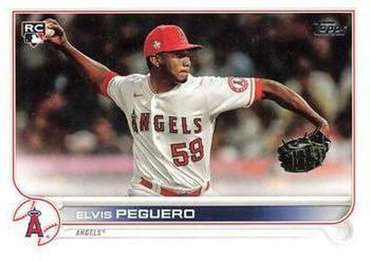 #541 Elvis Peguero - Los Angeles Angels - 2022 Topps Baseball