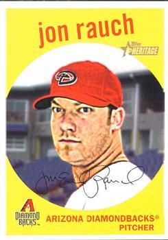 #541 Jon Rauch - Arizona Diamondbacks - 2008 Topps Heritage Baseball