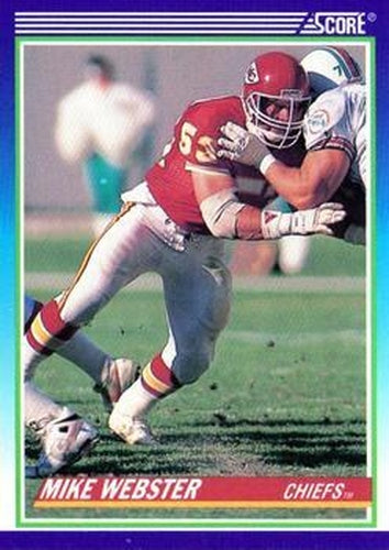 #541 Mike Webster - Kansas City Chiefs - 1990 Score Football