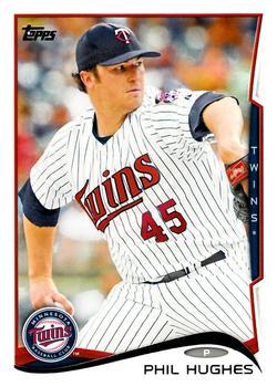 #541 Phil Hughes - Minnesota Twins - 2014 Topps Baseball