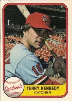 #541 Terry Kennedy - St. Louis Cardinals - 1981 Fleer Baseball