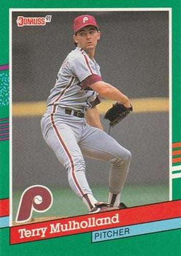 #541 Terry Mulholland - Philadelphia Phillies - 1991 Donruss Baseball