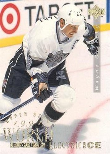 #541 Wayne Gretzky - Los Angeles Kings - 1994-95 Upper Deck Hockey - Electric Ice