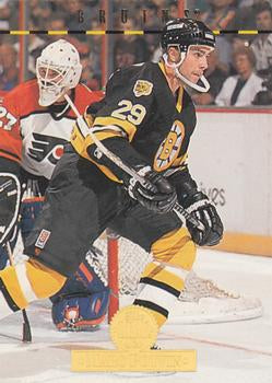 #541 Marc Potvin - Boston Bruins - 1994-95 Leaf Hockey