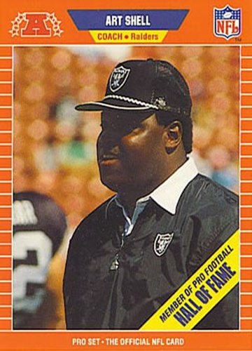 #541 Art Shell - Los Angeles Raiders - 1989 Pro Set Football