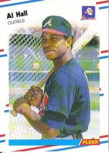 #541 Al Hall - Atlanta Braves - 1988 Fleer Baseball