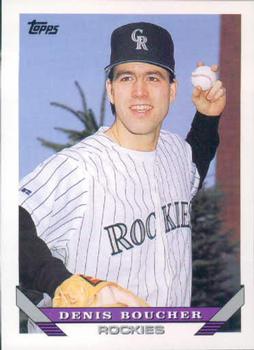 #541 Denis Boucher - Colorado Rockies - 1993 Topps Baseball