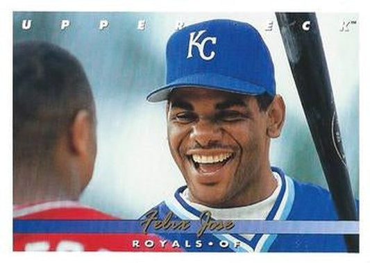 #542 Felix Jose - Kansas City Royals - 1993 Upper Deck Baseball