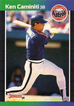 #542 Ken Caminiti - Houston Astros - 1989 Donruss Baseball
