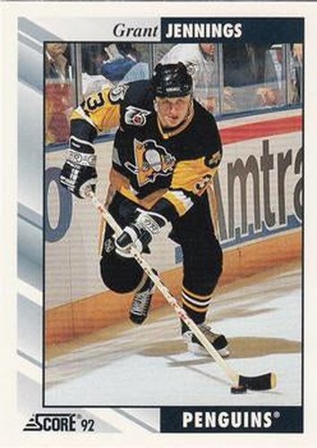 #542 Grant Jennings - Pittsburgh Penguins - 1992-93 Score USA Hockey