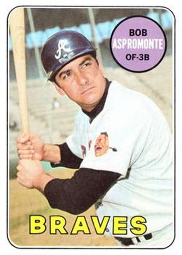 #542 Bob Aspromonte - Atlanta Braves - 1969 Topps Baseball