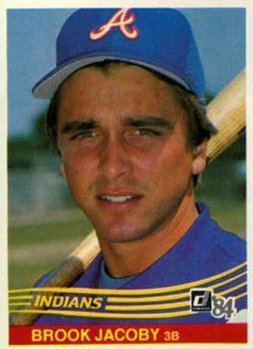 #542 Brook Jacoby - Cleveland Indians - 1984 Donruss Baseball
