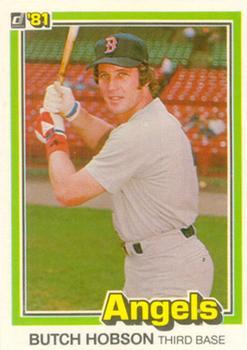 #542 Butch Hobson - California Angels - 1981 Donruss Baseball