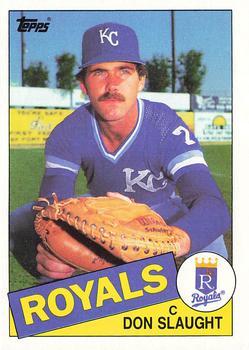 #542 Don Slaught - Kansas City Royals - 1985 Topps Baseball