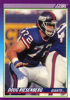 #542 Doug Riesenberg - New York Giants - 1990 Score Football