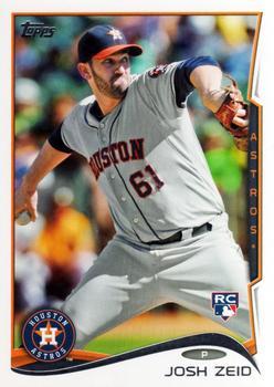 #542 Josh Zeid - Houston Astros - 2014 Topps Baseball
