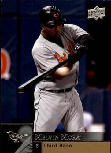 #542 Melvin Mora - Baltimore Orioles - 2009 Upper Deck Baseball