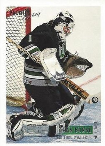#542 Sean Burke - Hartford Whalers - 1994-95 Topps Premier Hockey