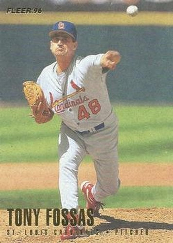 #542 Tony Fossas - St. Louis Cardinals - 1996 Fleer Baseball