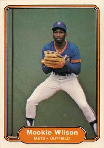 #542 Mookie Wilson - New York Mets - 1982 Fleer Baseball